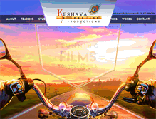 Tablet Screenshot of keshavaproductions.com